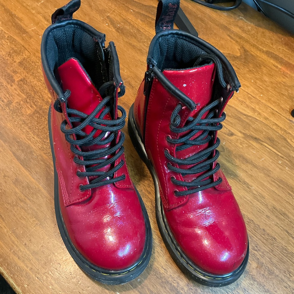 Dr. Martens Cherry Red Boots